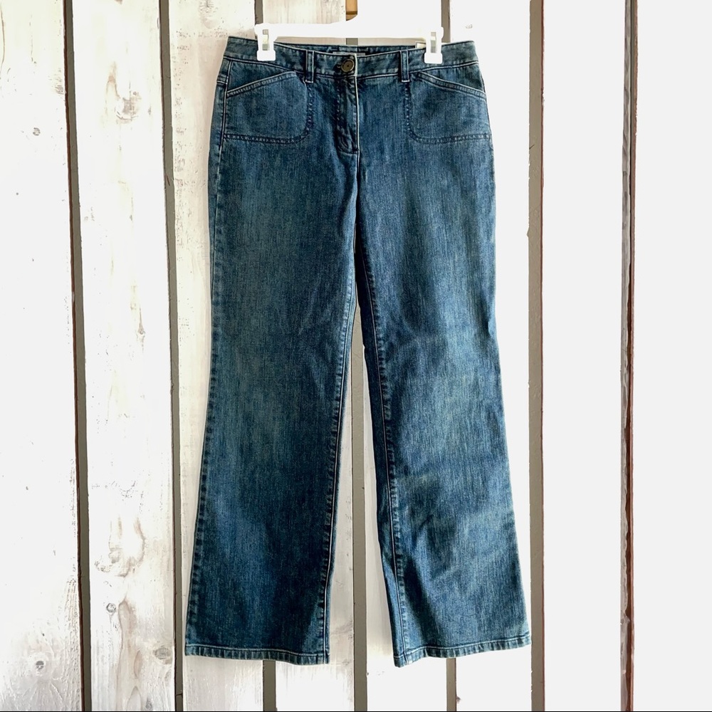 Anne Taylor Lindsay boot leg jeans size 6